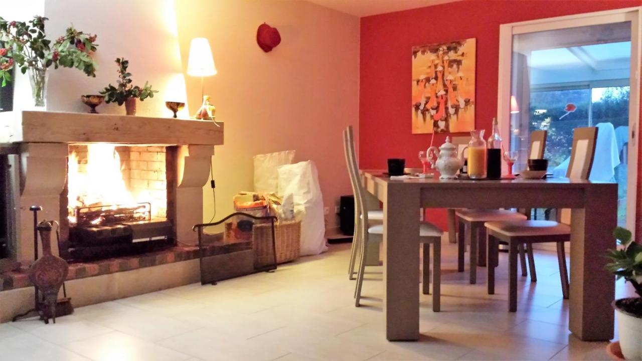 3 Chambres Privees Dans Un Jardin D'Hiver, Garage Voiture, Velos, Motos Tourville-sur-Arques Eksteriør billede